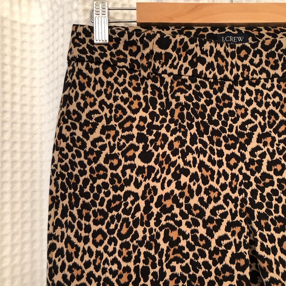 J.Crew leopard Winnie capri - Picture 3 of 4